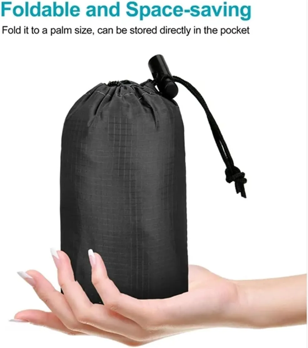 Foldable Backpack,20L Lightweight water resistant Travel Hiking Backpack for Outdoor Sports Camping Daypack Bag (Black)