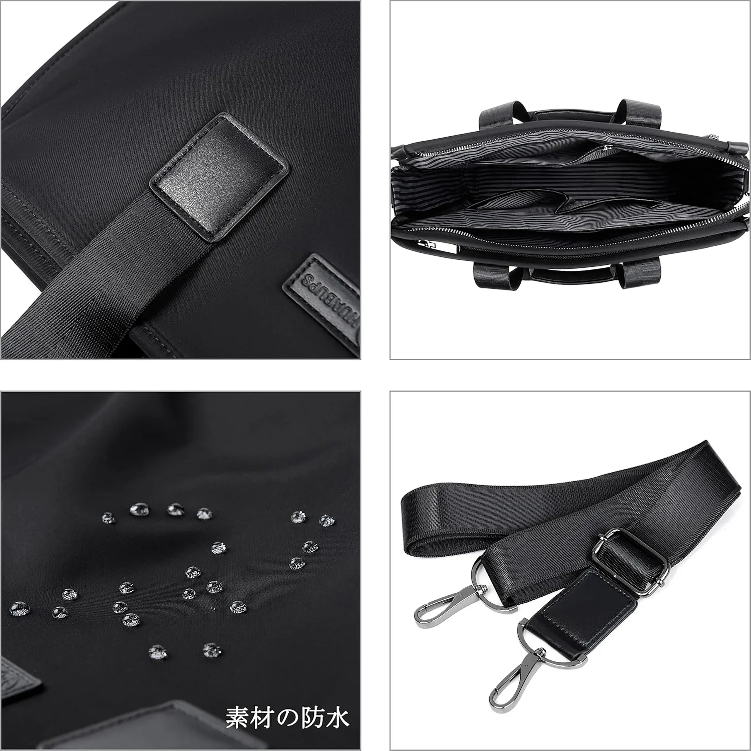 FSD.WG Messenger Bag for Work & Business Travel for Men Waterproof Durable Shoulder Bag