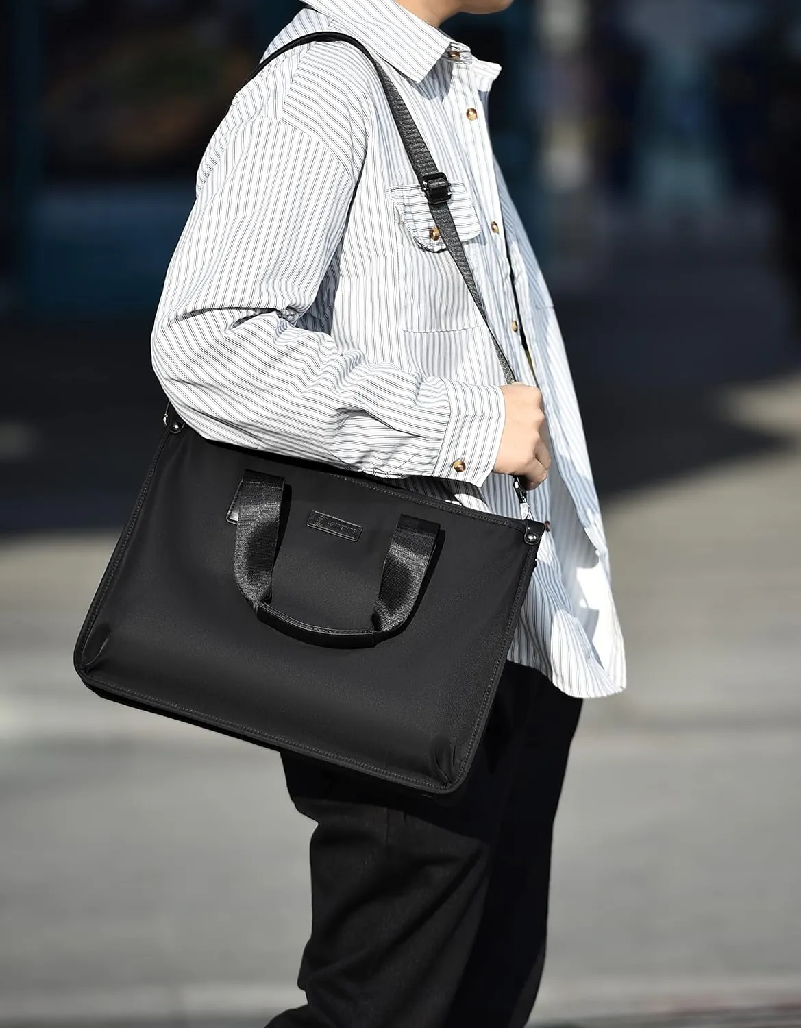 FSD.WG Messenger Bag for Work & Business Travel for Men Waterproof Durable Shoulder Bag
