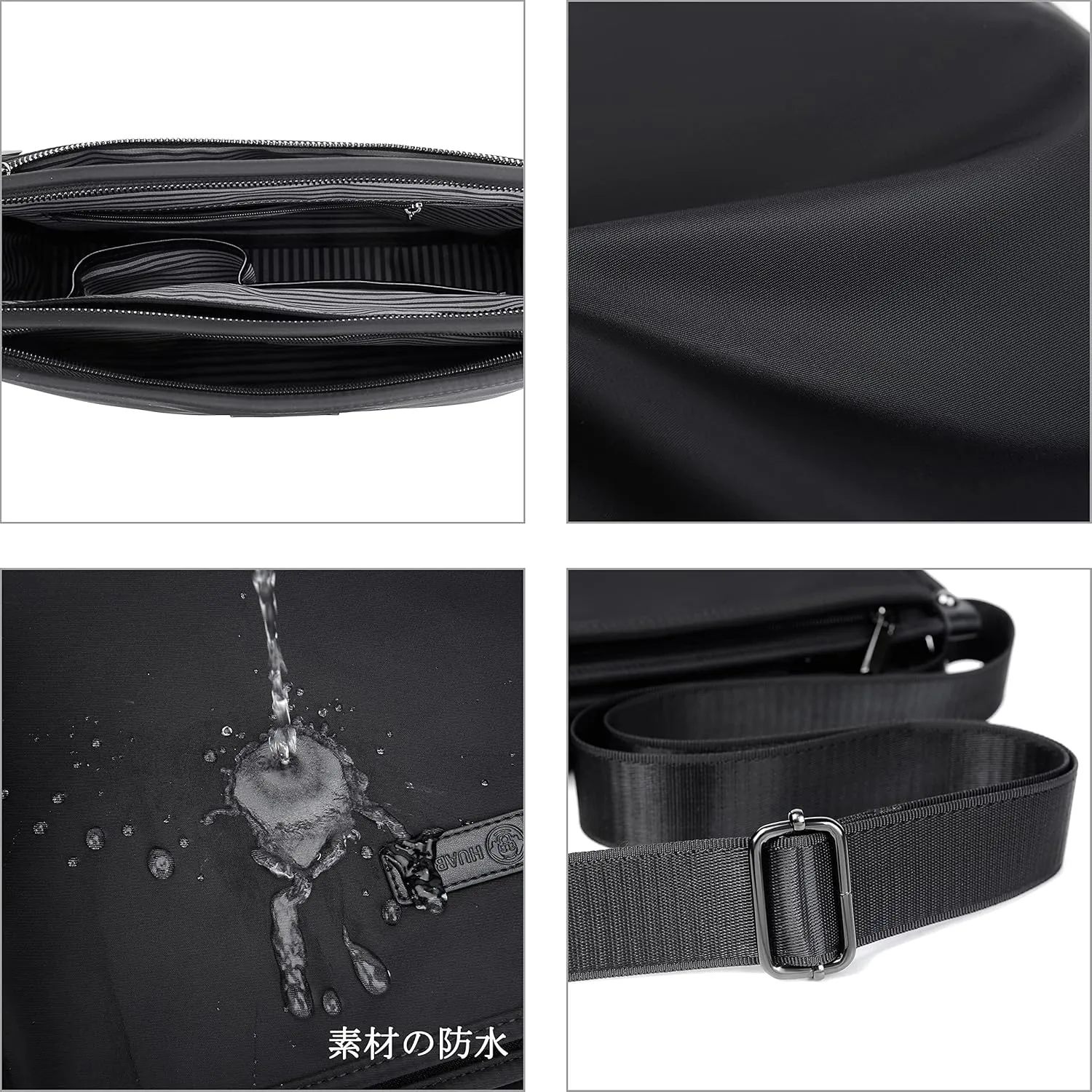 FSD.WG Messenger Bag for Work & Business Travel for Men Waterproof Durable Shoulder Bag