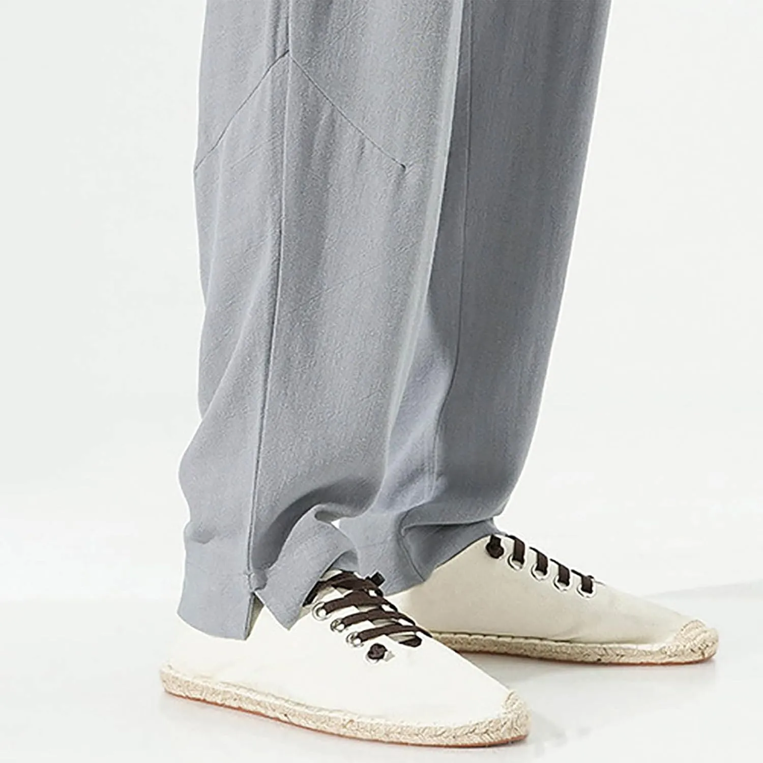FZVYD Mens Cargo Pants Mens Joggers Cargo Pants Fashion Casual Sweatpants Work Pants Drawstring Loose Trousers with Pockets