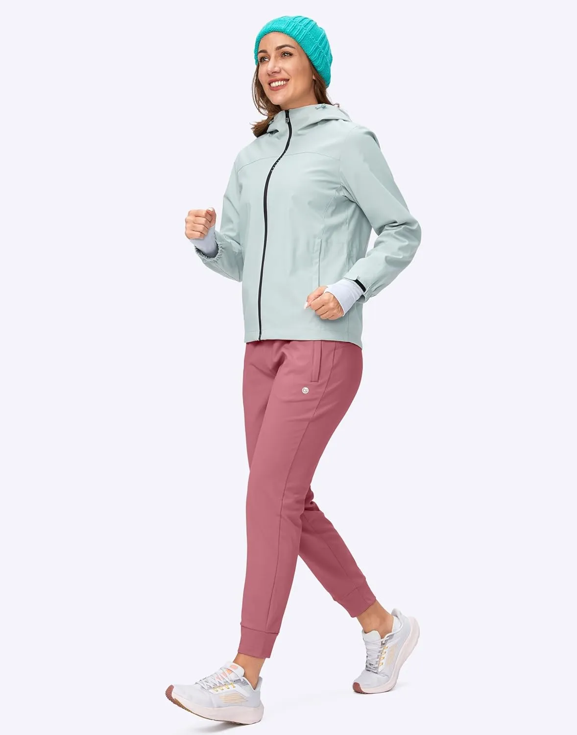 G Gradual Women's Fleece Lined Joggers High Waisted Water Resistant Thermal Winter Sweatpants Running Hiking Pockets