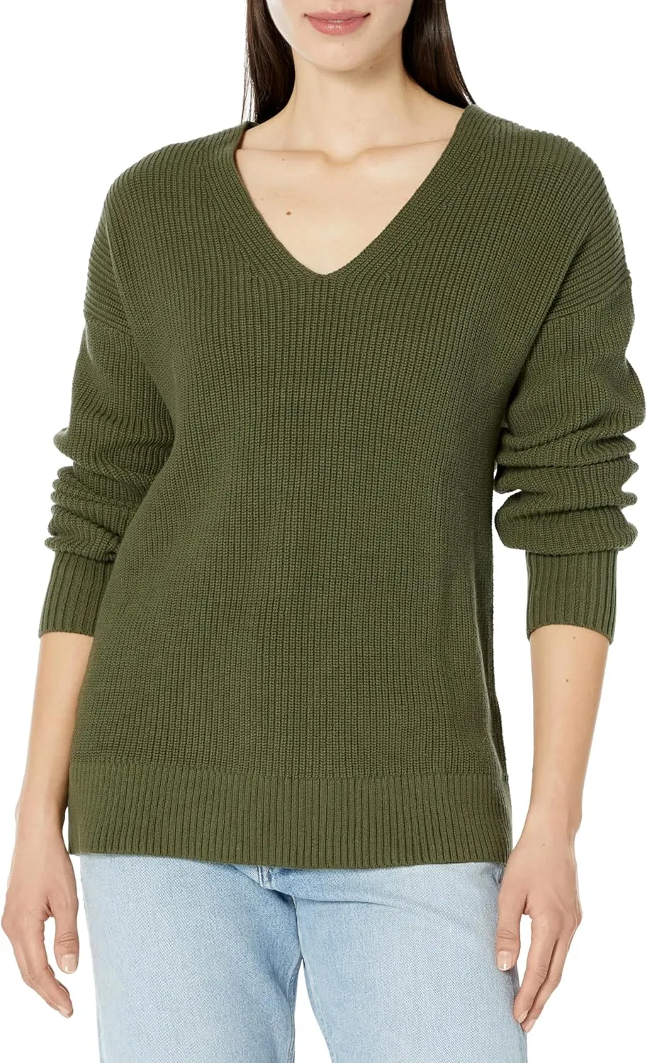 GAP Women's Maternity Cotton V-Neck Sweater