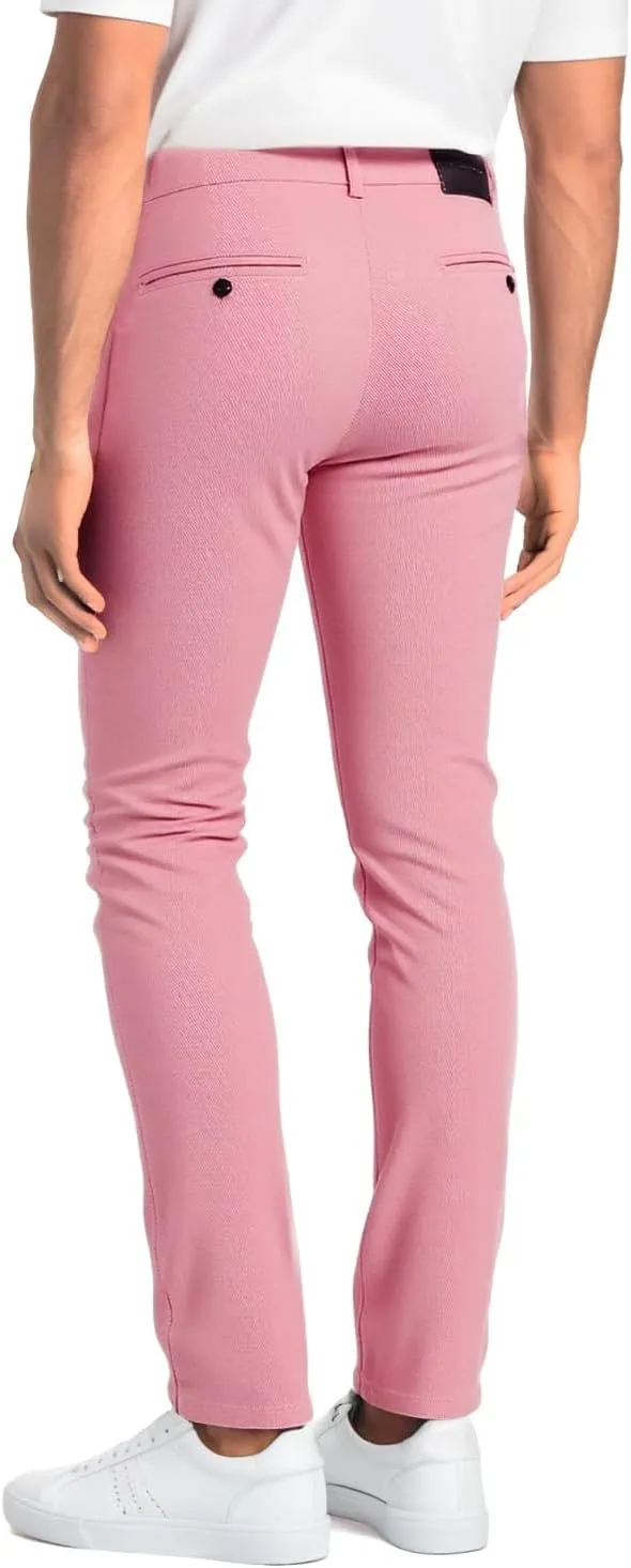GINGTTO Mens Dress Pants Slim Fit Stretch Chino Pants for Men