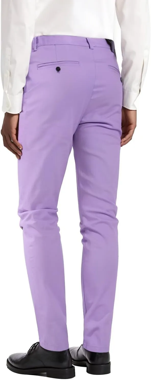 GINGTTO Mens Dress Pants Slim Fit Stretch Chino Pants for Men