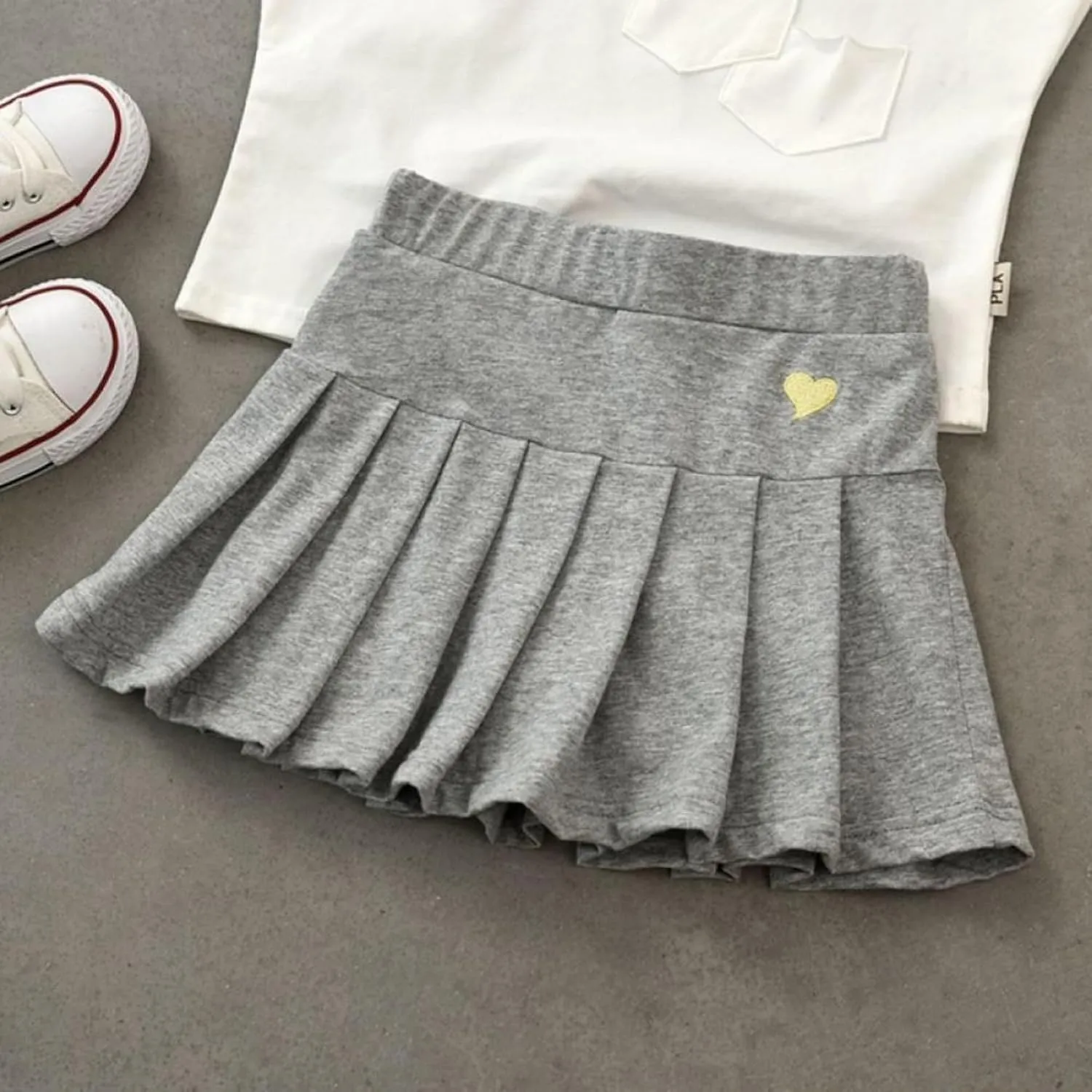 Girl Skorts Skirts for Girls Flared Plain Pleated Skater Skirt Sport Skirt with Christmas Sweaters Dress for Girls