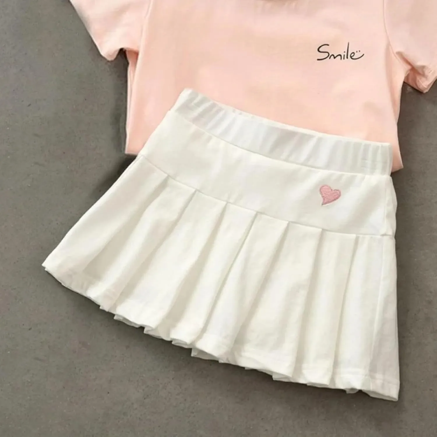 Girl Skorts Skirts for Girls Flared Plain Pleated Skater Skirt Sport Skirt with Christmas Sweaters Dress for Girls