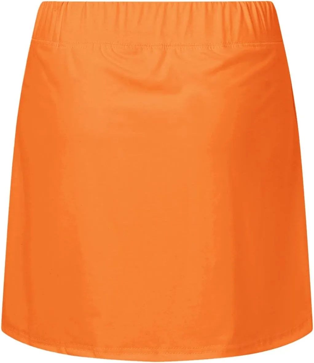 Girls Poodle Skirt Womens Casual Solid Tennis Skirt Yoga Sport Active Skirt Shorts Skirt Plaid Skirts Girls