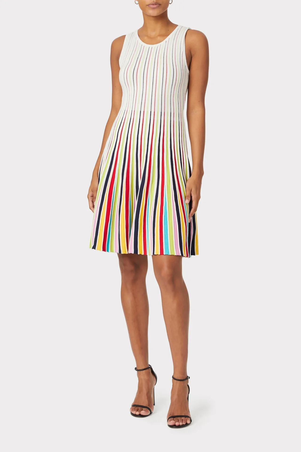 Godet Stripe Fit & Flare