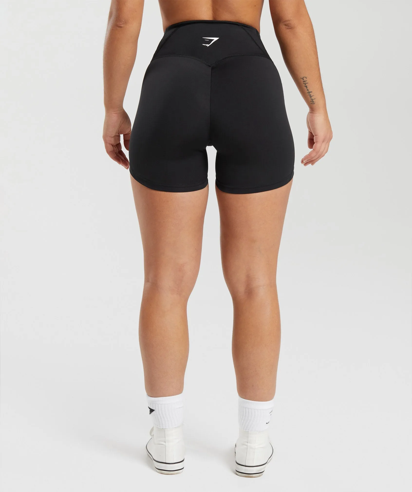 GS Power High Rise Shorts - Black