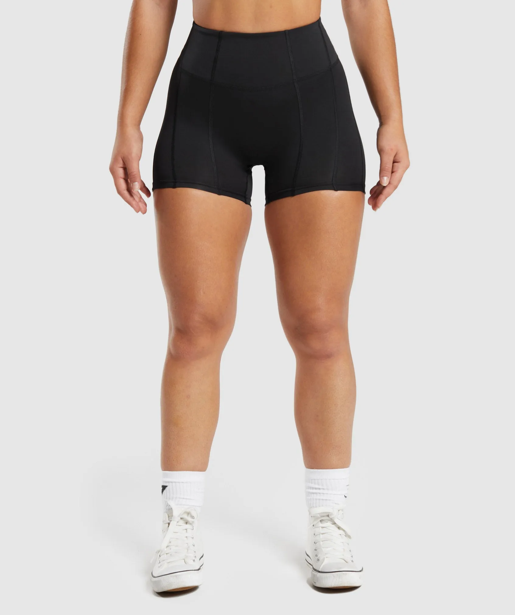 GS Power High Rise Shorts - Black