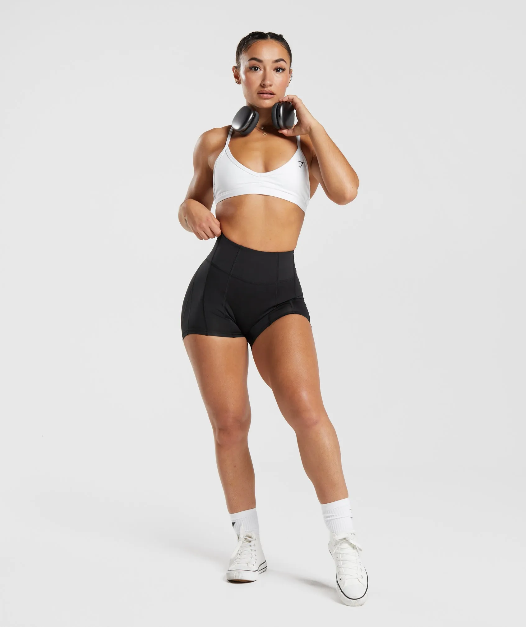 GS Power High Rise Shorts - Black
