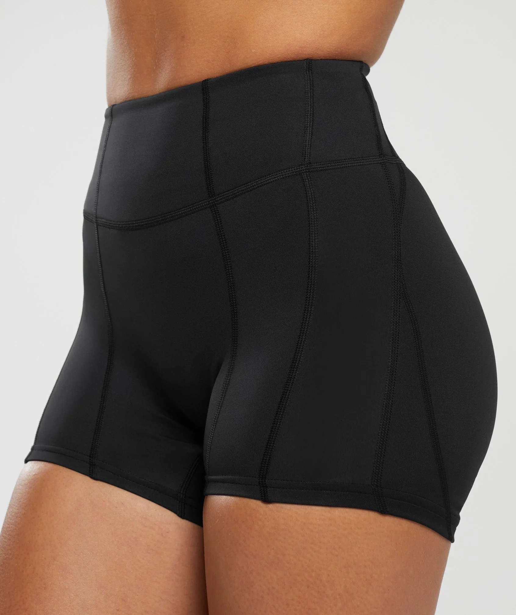 GS Power High Rise Shorts - Black