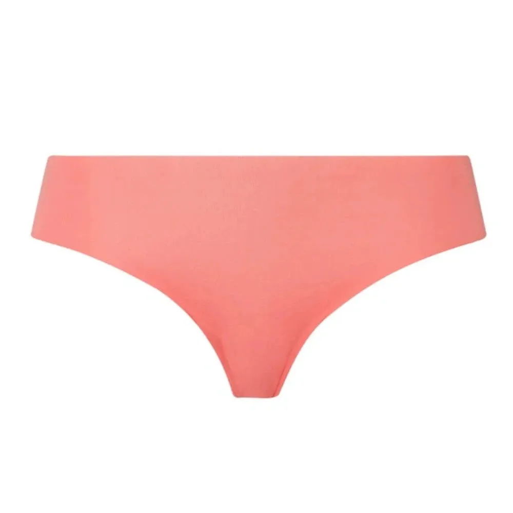 Hanro Invisible Cotton Midi Briefs In Porcelain Rose