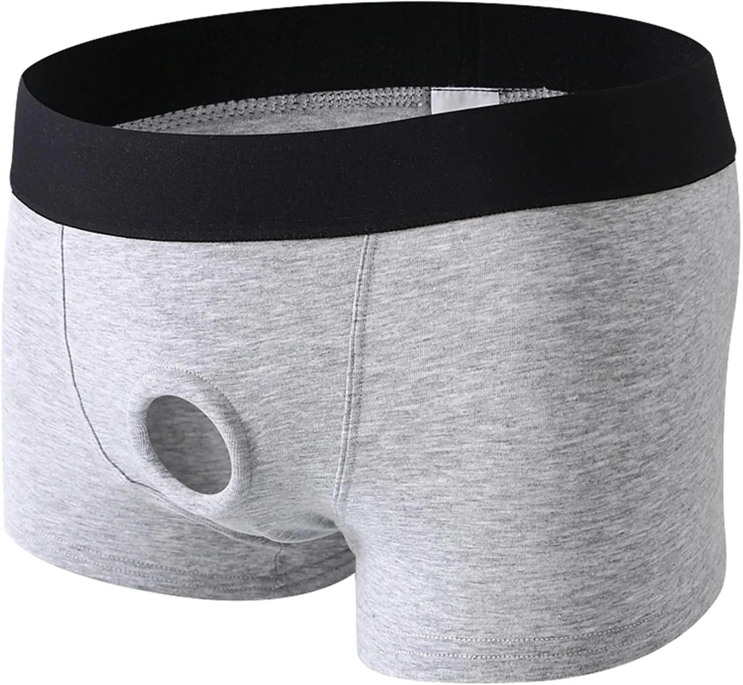 Harness Pants Strapless Underpants for Men Women Sexy Open Front Underwear Boxer Briefs Cut Out Bikini Trunks Shorts