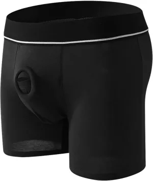 Harness Pants Strapless Underpants for Men Women Sexy Open Front Underwear Boxer Briefs Cut Out Bikini Trunks Shorts