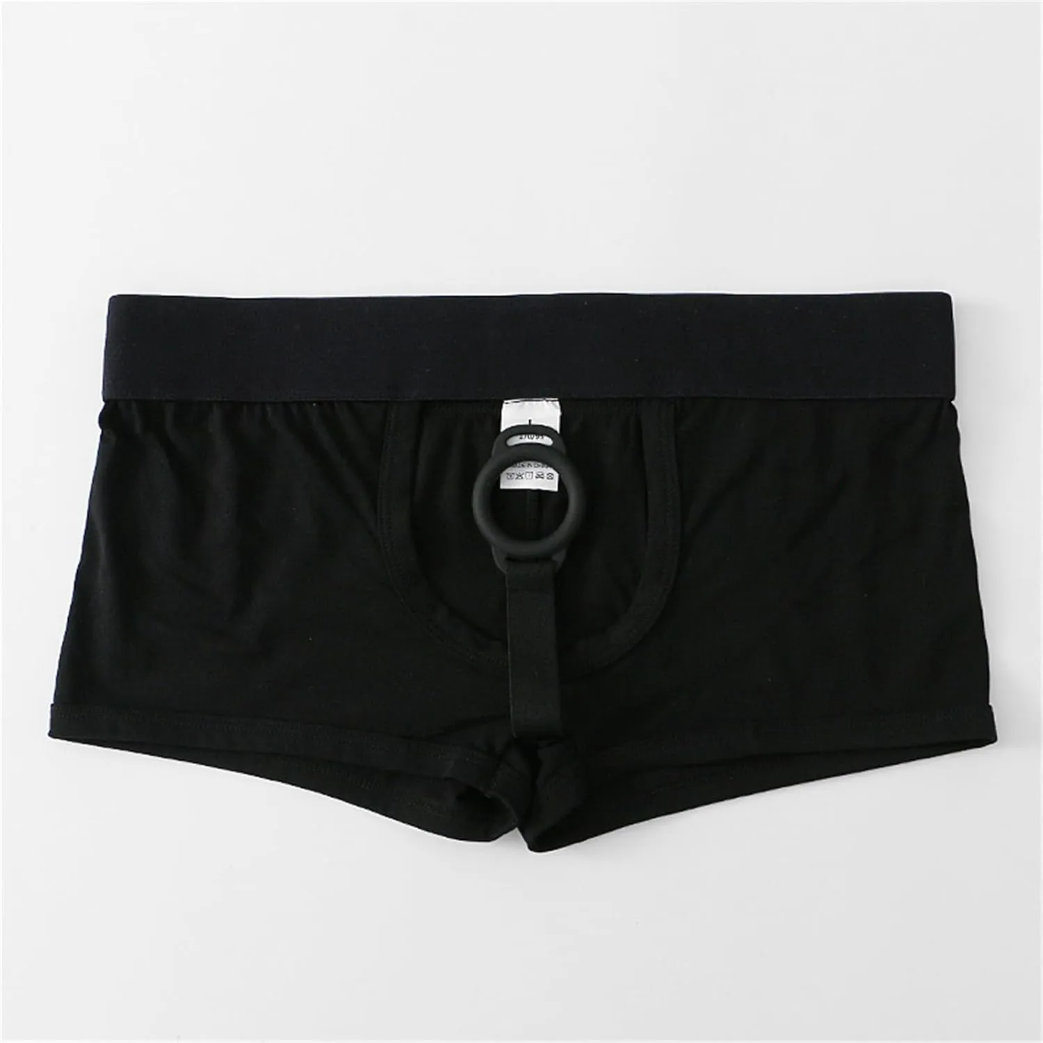 Harness Pants Strapless Underpants for Men Women Sexy Open Front Underwear Boxer Briefs Cut Out Bikini Trunks Shorts