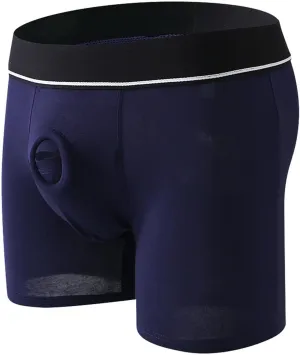 Harness Pants Strapless Underpants for Men Women Unisex Sexy Open Front Underwear Cut Out Boxer Briefs Trunks Panties