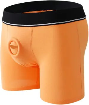 Harness Pants Strapless Underpants for Men Women Unisex Sexy Open Front Underwear Cut Out Boxer Briefs Trunks Panties