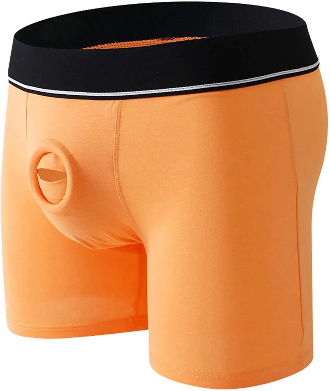 Harness Pants Strapless Underpants for Men Women Unisex Sexy Open Front Underwear Cut Out Boxer Briefs Trunks Panties