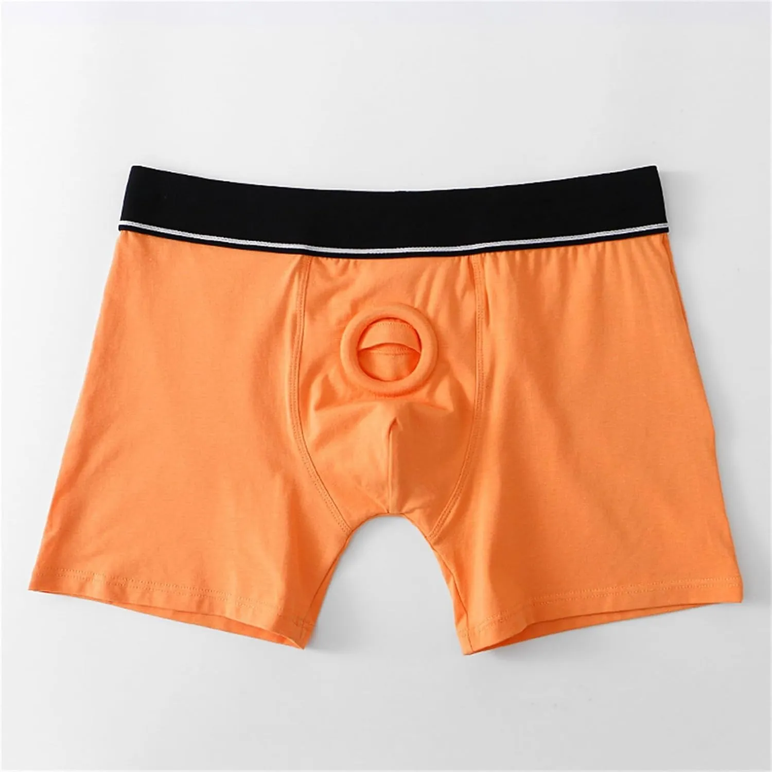 Harness Pants Strapless Underpants for Men Women Unisex Sexy Open Front Underwear Cut Out Boxer Briefs Trunks Panties
