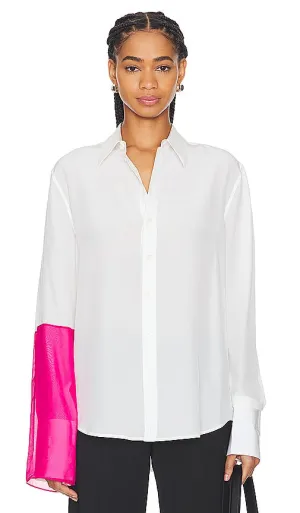 Helmut Lang Combo Relax Shirt in White