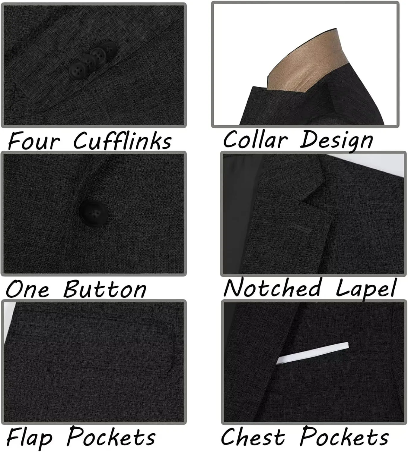High-End Suits Men's Lightweight Casual Suits Set 2 Piece One Button Blazer Jacket Pants for Wedding Business Prom Homecoming