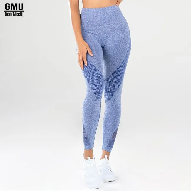 High-Waisted Sheer Mesh Leggings Yoga