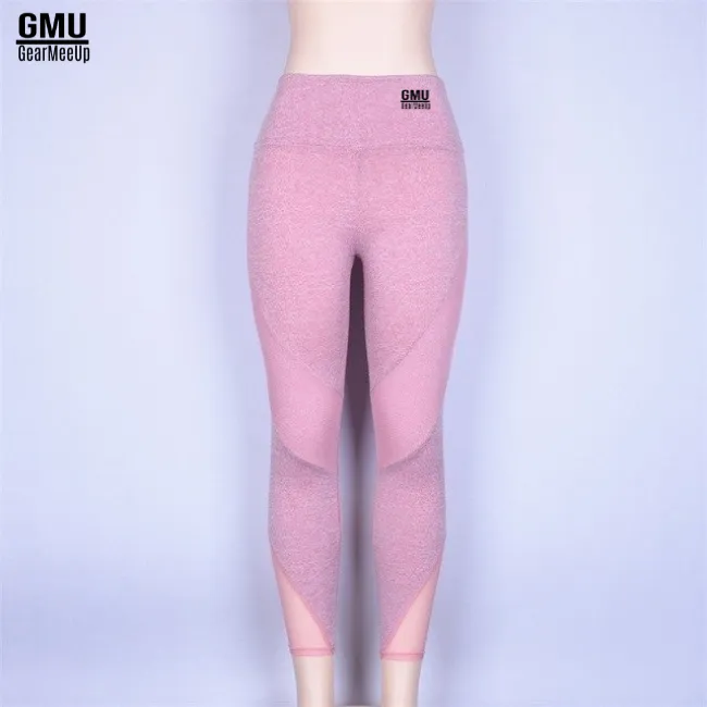 High-Waisted Sheer Mesh Leggings Yoga