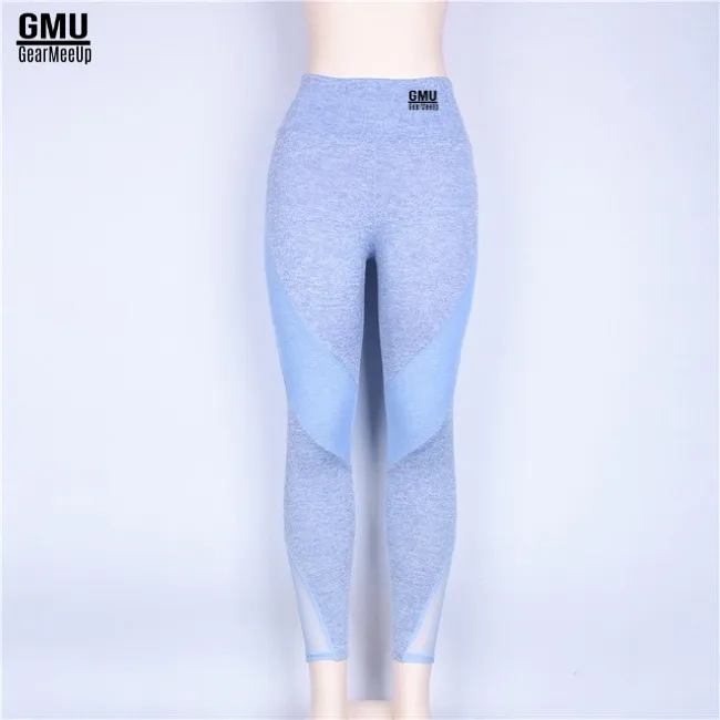High-Waisted Sheer Mesh Leggings Yoga
