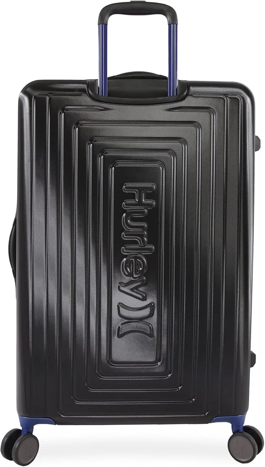 Hurley Suki Hardside Spinner Luggage, Black/Blue, 29" Check in