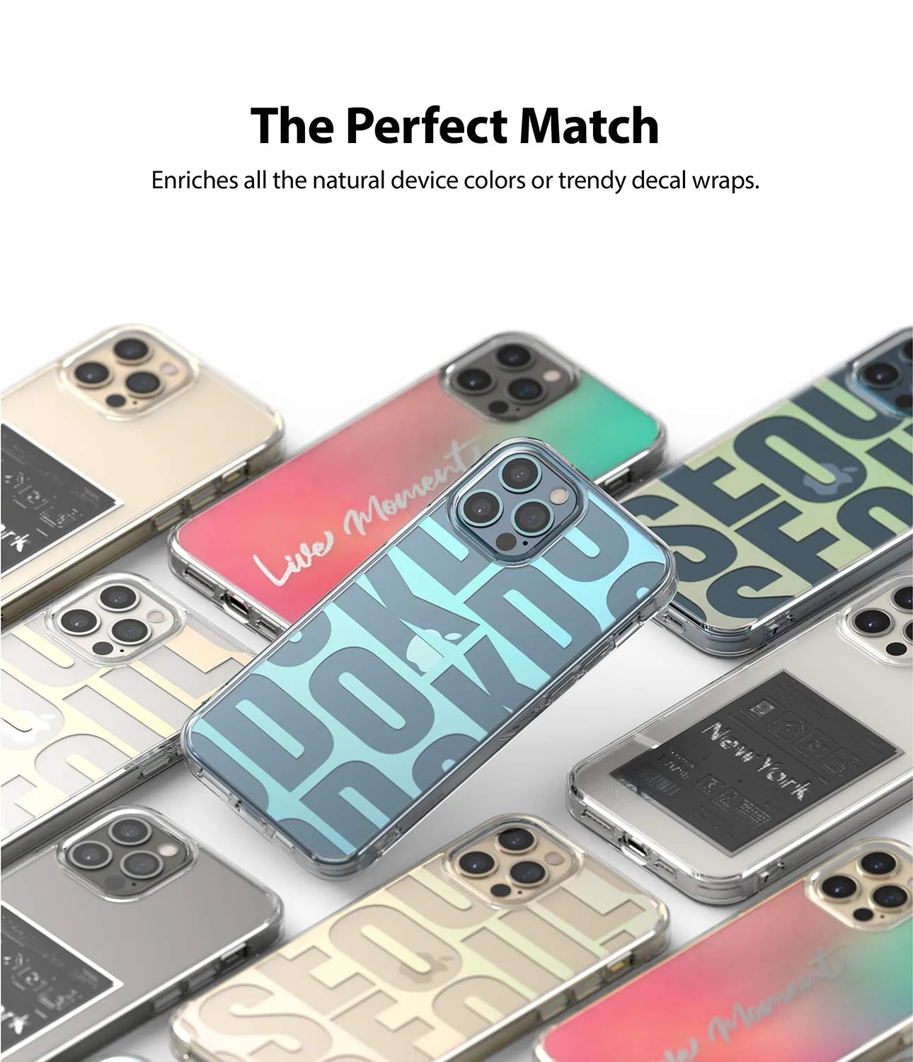 iPhone 12 / 12 Pro Back Cover Case | Fusion Design - Live Moment