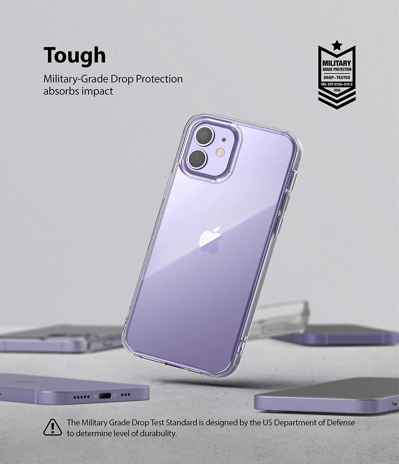 iPhone 12 mini Back Cover Case | Fusion - Clear