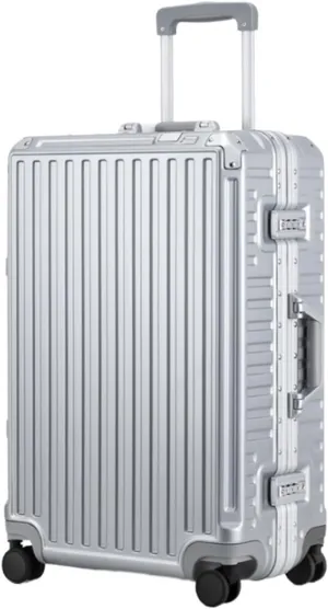 IRYZE Lightweight Suitcase Hard Shell Checked Luggage With Aluminum FrameNo Zipper Suitcase With Spinner Wheels Carry on Luggage (Color : D, Size : 20in)