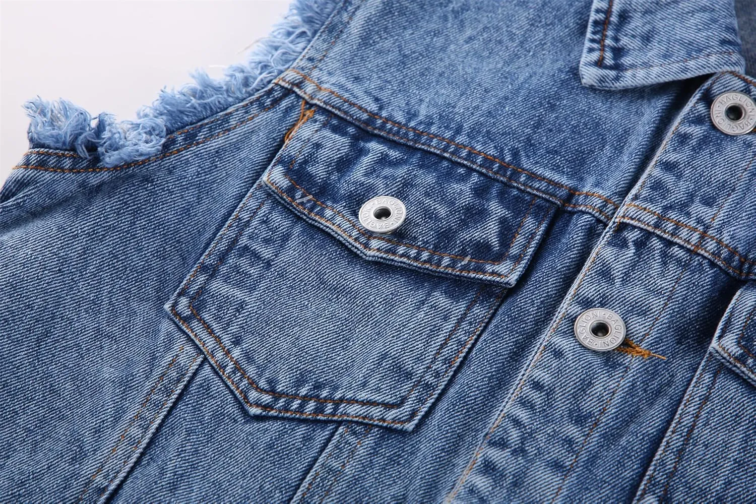 Kids Boys Fashion Sleeveless Denim Jacket Vest Black Blue Denim Motorcycle Biker Jean Vest Coat Age 3-14 Years
