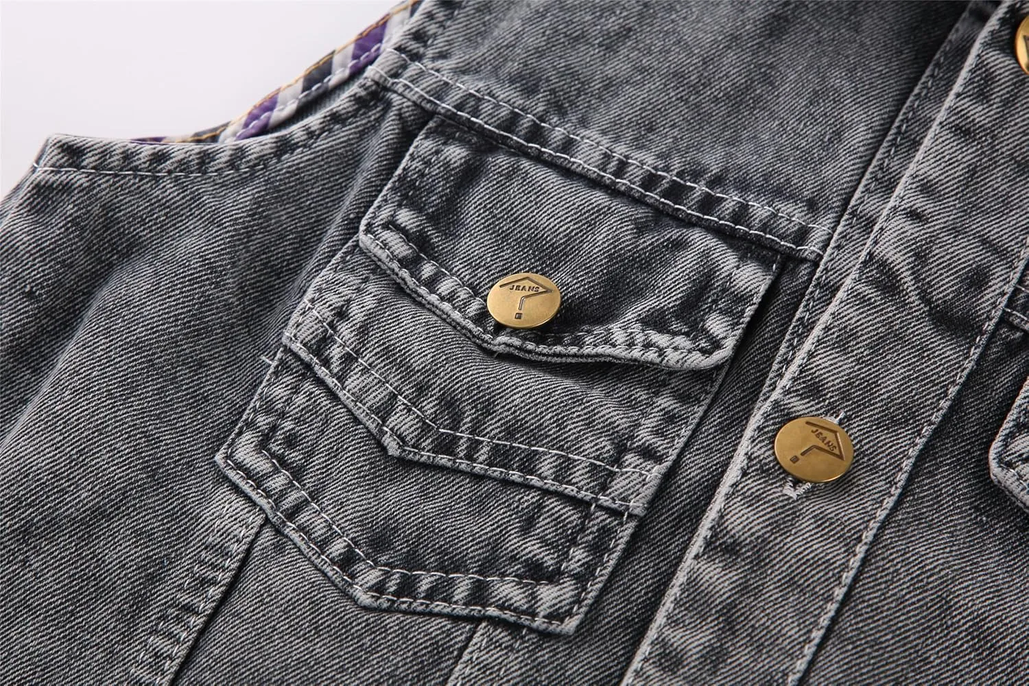 Kids Boys Fashion Sleeveless Denim Jacket Vest Black Blue Denim Motorcycle Biker Jean Vest Coat Age 3-14 Years