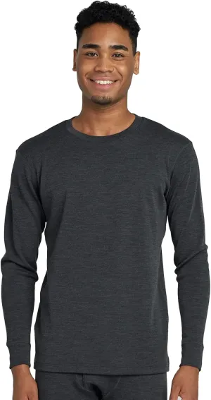 LAPASA Men 100% Merino Wool Shirt Base Layer Lightweight Midweight Thermal Top Long Sleeve Hunting Undershirt Warm Long John