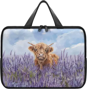 Laptop Bag for Kids Portable Computer Briefcase Leather Bag Water-Resistant Laptop Bag for Teen Boy