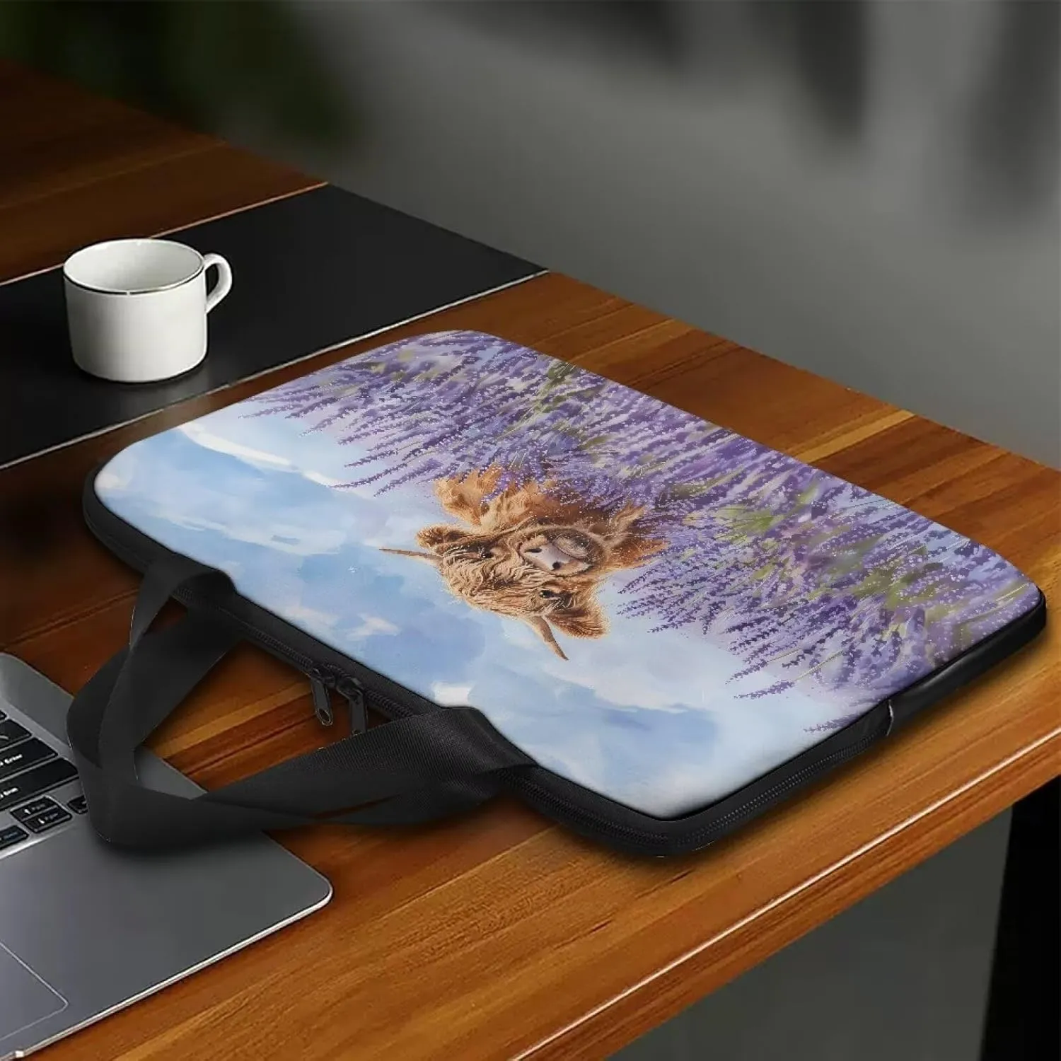 Laptop Bag for Kids Portable Computer Briefcase Leather Bag Water-Resistant Laptop Bag for Teen Boy
