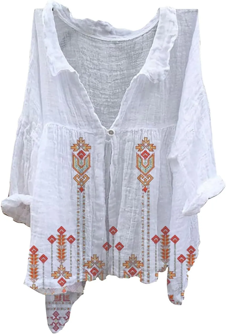 Linen Button Down Shirt Women Natural Autumn Fragrant Fabric Shirt Flannel Shirt Women Shirts for Women Linen Pants