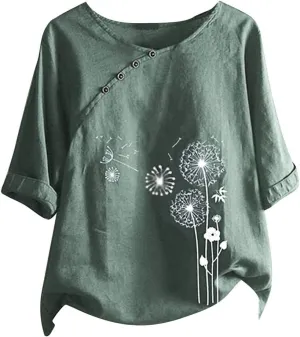 Linen Mens Shirts Summer Tops for Women 2025 Trendy Vacation 3XLt Shirts for Men Big and Tall Funny