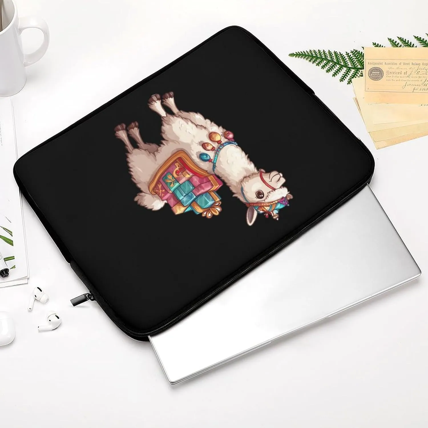 Llama Laptop Case Sleeve Bag 13inch Durable Shockproof Protective Computer Carrying Cover Briefcase