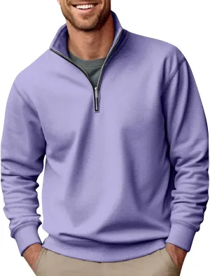 Long Sleeve Tee Shirts for Men Cotton Men's Casual Slim Fit Turtleneck T Shirts Lightweight Basic Cotton Pullovers