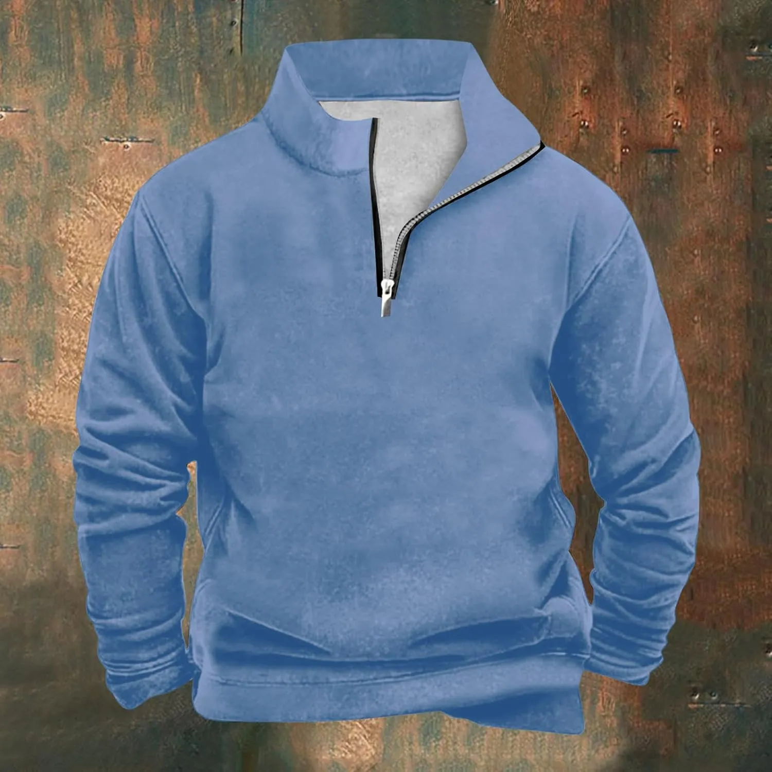 Long Sleeve Tee Shirts for Men Cotton Men's Casual Slim Fit Turtleneck T Shirts Lightweight Basic Cotton Pullovers