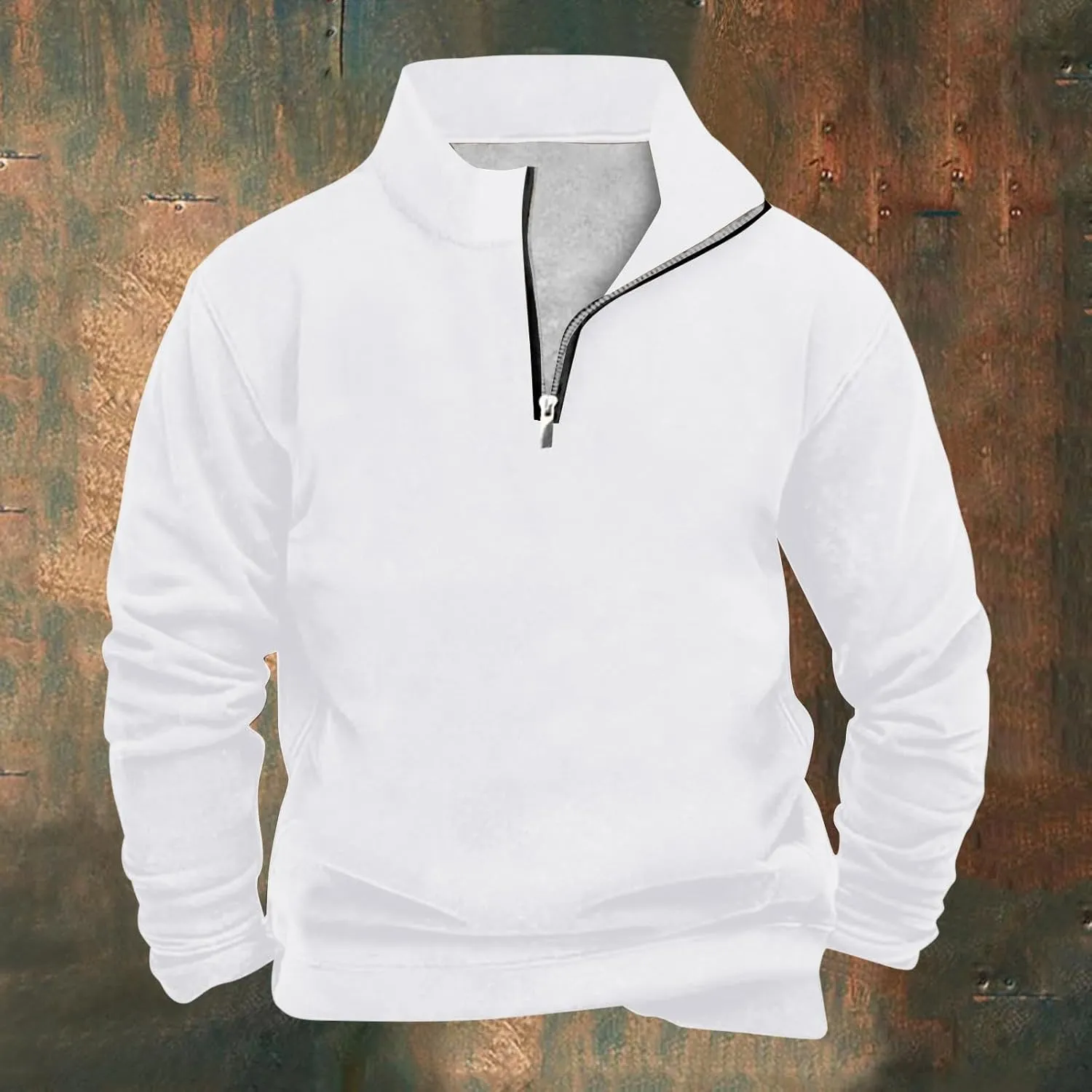 Long Sleeve Tee Shirts for Men Cotton Men's Casual Slim Fit Turtleneck T Shirts Lightweight Basic Cotton Pullovers