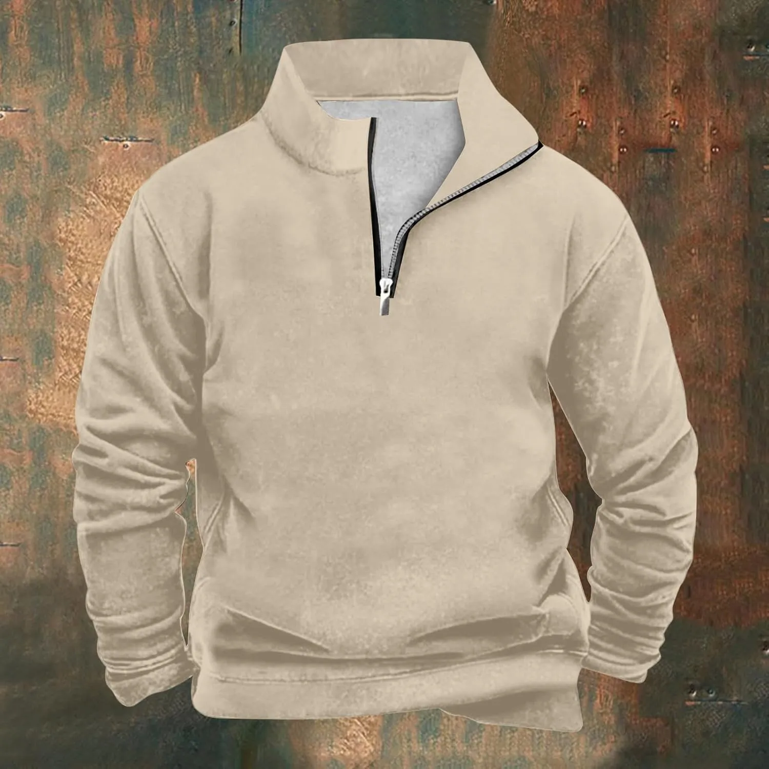 Long Sleeve Tee Shirts for Men Cotton Men's Casual Slim Fit Turtleneck T Shirts Lightweight Basic Cotton Pullovers