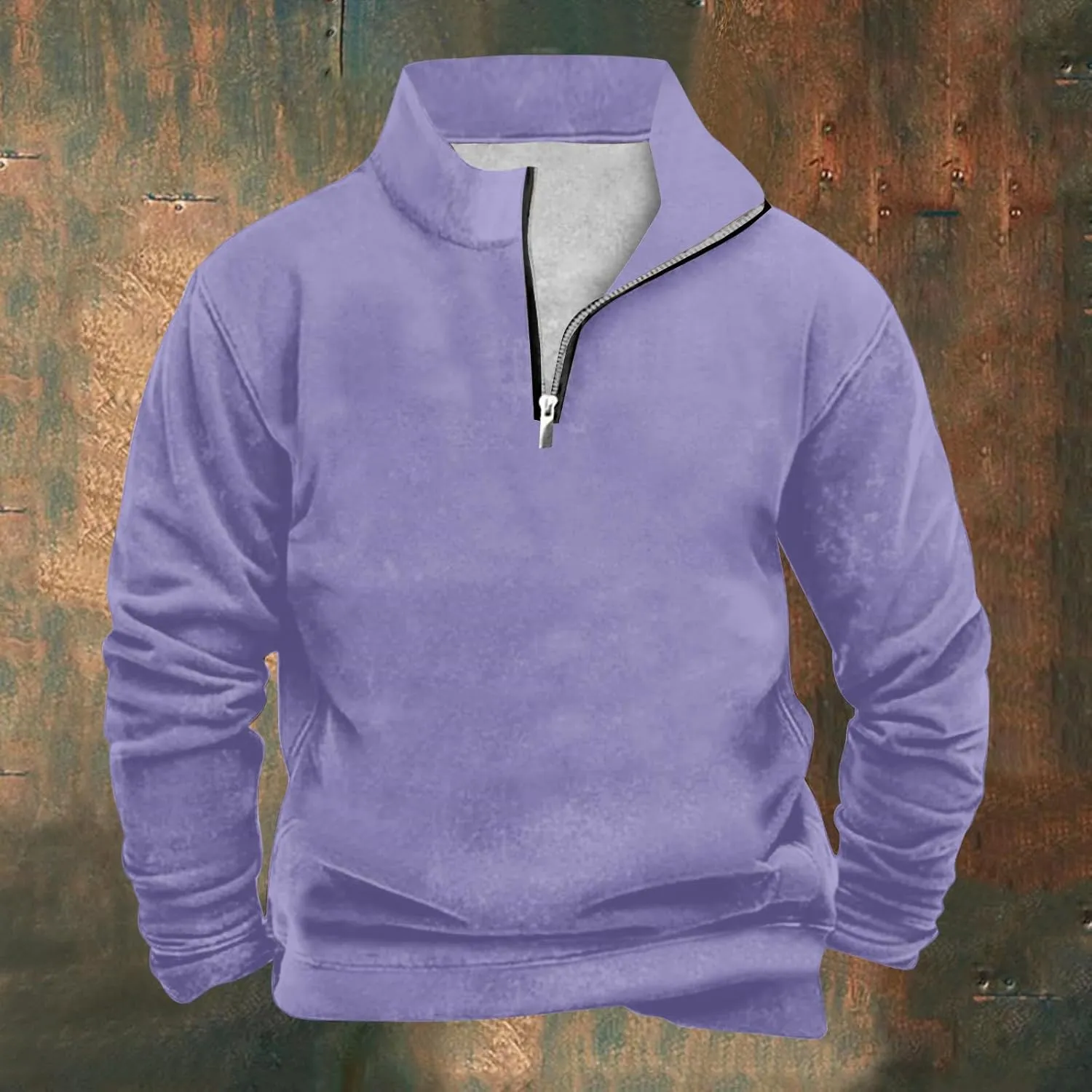 Long Sleeve Tee Shirts for Men Cotton Men's Casual Slim Fit Turtleneck T Shirts Lightweight Basic Cotton Pullovers