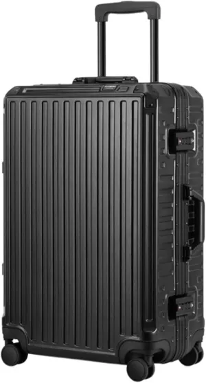 Luggage Suitcase Carry On Luggage Hard Shell Checked Luggage with Aluminum Frame,No Zipper Suitcase with Spinner Wheels Checked Luggage