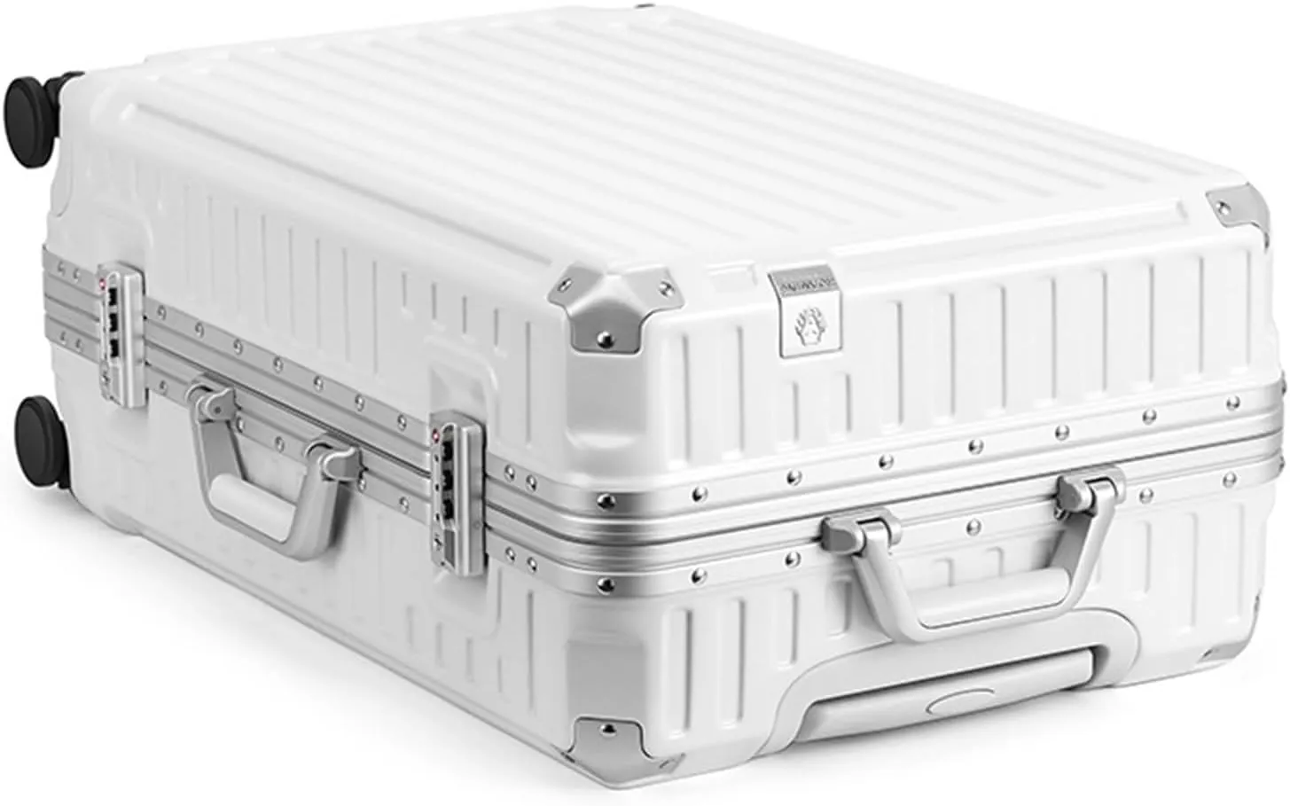 Luggage Suitcase Carry On Luggage Hard Shell Checked Luggage with Aluminum Frame,No Zipper Suitcase with Spinner Wheels Checked Luggage