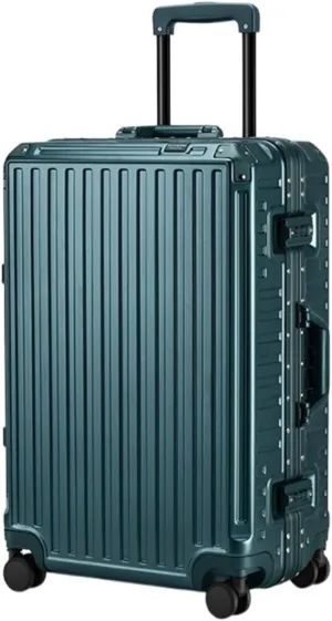 Luggage Suitcase Carry On Luggage Hard Shell Checked Luggage with Aluminum Frame,No Zipper Suitcase with Spinner Wheels Checked Luggage